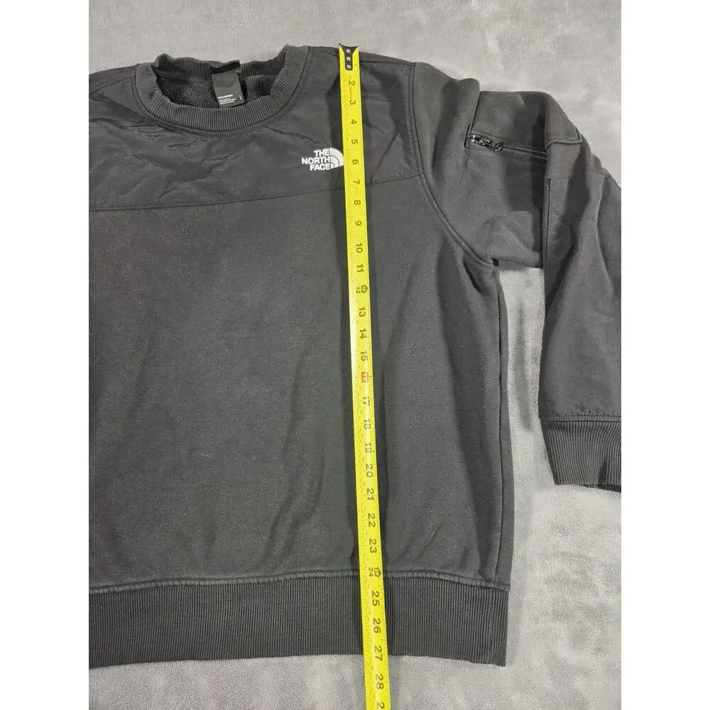 The North Face Men’s Size L Black Crew Neck Pullover Sweatshirt C2